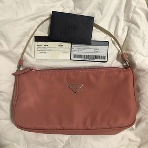 Nylon Vintage Prada Tessuto in Pink (Rosa)